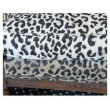 MB - Pair of Vintage Leopard Print Armchairs