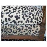 MB - Pair of Vintage Leopard Print Armchairs