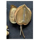 MB - Vintage Fabrice Paris Vintage Gold-Tone Heart Brooch & Earrings Set