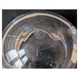 MB - Baccarat Crystal Rock Glass Tranquility Ashtray / Trinket Dish