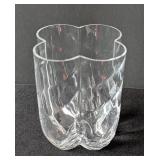MB - Kosta Boda Optical Clover Vase