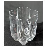 MB - Kosta Boda Optical Clover Vase
