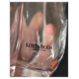 MB - Kosta Boda Optical Clover Vase