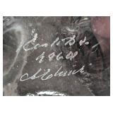 MB - Kosta Boda Optical Clover Vase