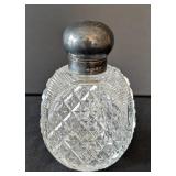 MB - Crystal Decanter With Sterling Silver Top