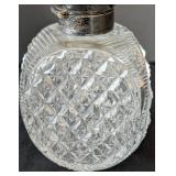 MB - Crystal Decanter With Sterling Silver Top