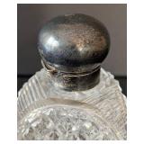 MB - Crystal Decanter With Sterling Silver Top