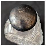 MB - Crystal Decanter With Sterling Silver Top