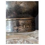 MB - Crystal Decanter With Sterling Silver Top