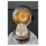 MB - Crystal Decanter With Sterling Silver Top