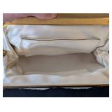 MB - Vintage French Beaded Purse, Light Blue, Hand-Made