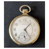 MB - Hamilton Vintage Pocket Watch - Gold-Tone Case