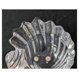 Art Vannes France Crystal Shell Bowl