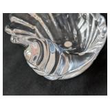 Art Vannes France Crystal Shell Bowl