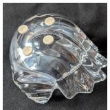 Art Vannes France Crystal Shell Bowl