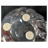 Art Vannes France Crystal Shell Bowl