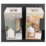 MB - Huntington Home Ultrasonic Diffusers - 100 ml Capacity (Lot of 2)