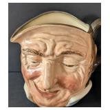 LR - Royal Doulton Five Character Mugs - Gladiator, Rip Van Winkle, Fat Boy & 2 Others