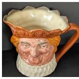 LR - Royal Doulton Five Character Mugs - Gladiator, Rip Van Winkle, Fat Boy & 2 Others