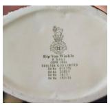 LR - Royal Doulton Five Character Mugs - Gladiator, Rip Van Winkle, Fat Boy & 2 Others