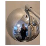LR - Koch & Lowy Vintage Chrome Floor Lamp with 3 Globes - 58 in Tall