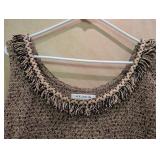 MB - St John Tank Top - Size M - Boucle Knit with Fringe Trim