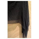 MB - St. John Shoulder Wrap - Black Glitter Sheer - One Size Fits All