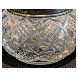 MB - Antique A&L Sterling Silver-Top Vanity Jar - Cut Glass Body,