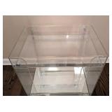MB - Vintage Lucite Rolling Cart