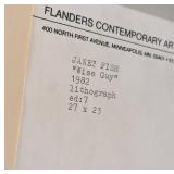 MB - Janet Fish Wise Guy Lithograph