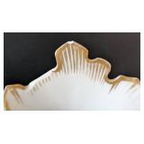 MB - Vintage Porcelain Vases - Floral Bouquet with Gold Trim (Lot of 2)