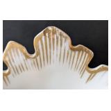 MB - Vintage Porcelain Vases - Floral Bouquet with Gold Trim (Lot of 2)