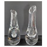 MB - Baccarat Crystal Vase Pair