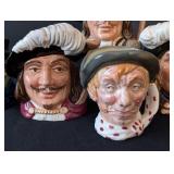 MB - Royal Doulton Six Character Mugs - Athos Aramis Porthos Beefeater (Three Musketeers)