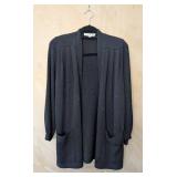 MB - St. John Petite Cardigan - Black Knit Sweater