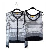 MB - St. John Tank Top & Cardigan Set - Size Large