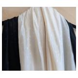 MB - Fendi Monogram Scarf - Black & White