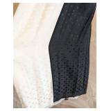 MB - Fendi Monogram Scarf - Black & White