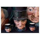 MB - Royal Doulton Five-Character Mugs Set - Uncle Tom Cobbleigh & Toby Philpots
