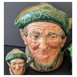 MB - Royal Doulton The Poacher Toby Mugs (Lot of 6)