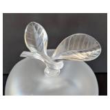 MB - Lalique Nina Ricci Grande Pomme Crystal Apple Perfume Bottle