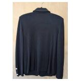 MB - St. John Basics Black Knit Blazer Jacket - Size 10