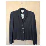 MB - St John Collection Black Knit Jacket - Size 10