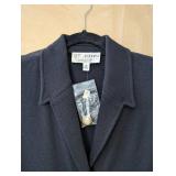 MB - St John Collection Black Knit Jacket - Size 10