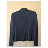 MB - St John Collection Black Knit Jacket - Size 10