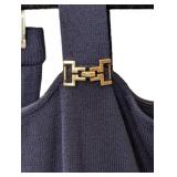 MB - St. John Navy Knit Tank Top & Pants Set - Top Size S, Pants Size 8