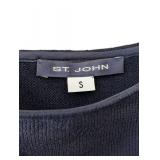 MB - St. John Navy Knit Tank Top & Pants Set - Top Size S, Pants Size 8