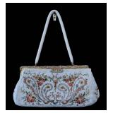 MB - Vintage French Beaded Purse, Hand Made in France