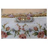 MB - Vintage French Beaded Purse, Hand Made in France