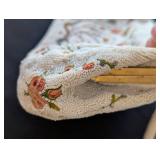 MB - Vintage French Beaded Purse, Hand Made in France
